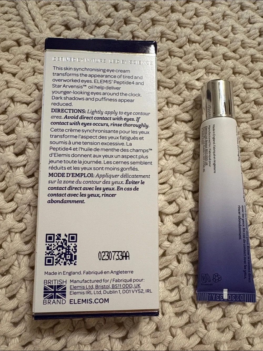 Elemis Peptide4 Eye Recovery Cream NIB